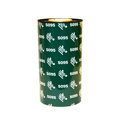 Värinauha Zebra Resin  110 mm x 300 m | 25 mm hylsy (05095BK11030)