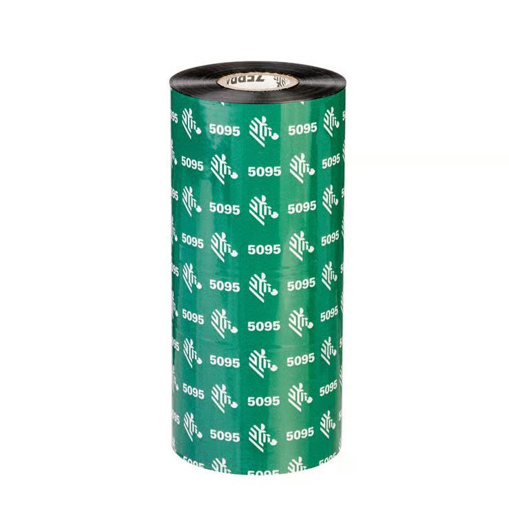 Värinauha Zebra Resin 5095 | 131 mm x 450 m | 25 mm hylsy (05095BK13145)