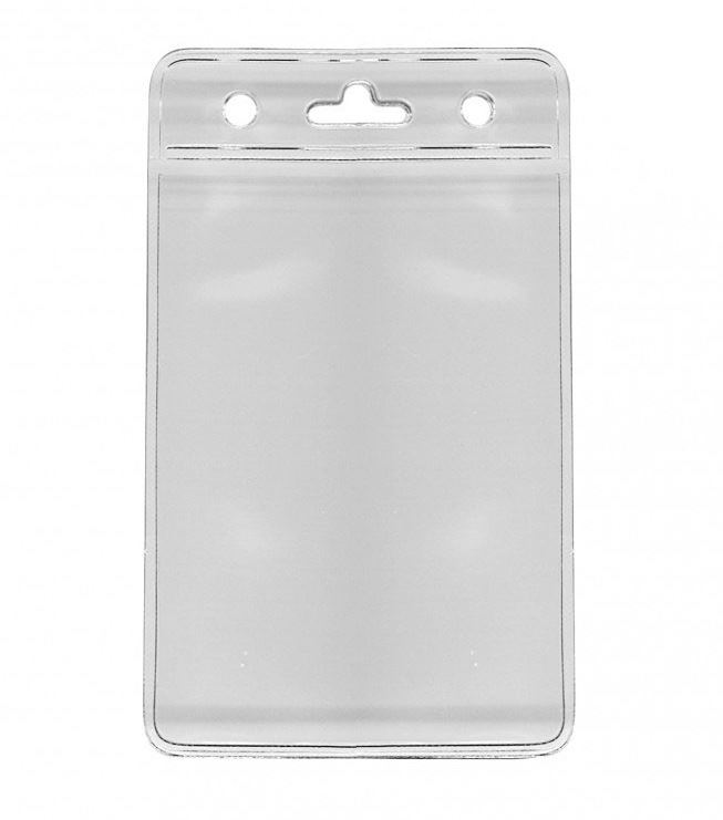 Muovitasku korteille, pystymalli, 100 kpl | läpinäkyvä (1453001)